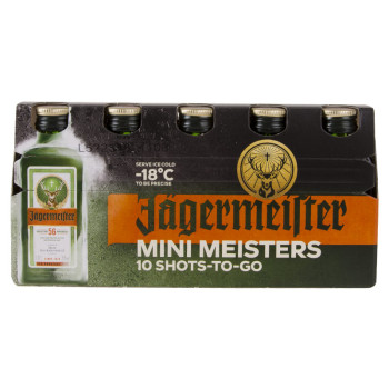 Jägermeister Mini Meister 10 x 0.02L 35% Geschenkbox