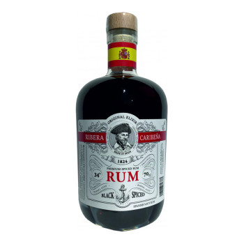 Ribera Caribeňa Black Spiced 0,7l 34% - 1