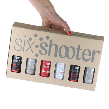 Wein-Geschenkset "'six shooter' Lahofer 6x0,187 l 12%