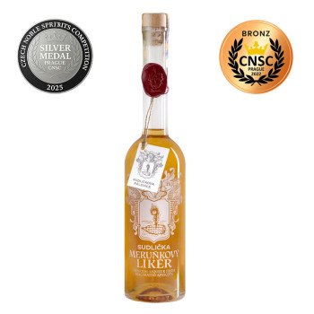 Sudlička Marille likör 0,5l 37,5%