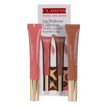 Clarins Natural Lip Perfector Set : Lip Gloss N°05 +N°06