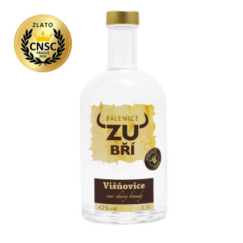 Zubří Sauerkirschenschnaps 42% 0,5 l