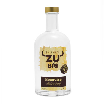 Zubří Holunderschnaps 42% 0,5 l