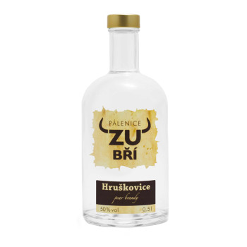 Zubří Birnenschnaps 50% 0,5 l