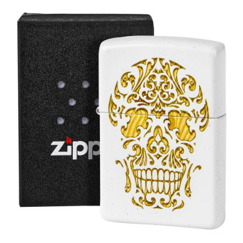 Zippo 214 Sugar Skull Design