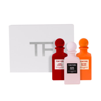 Tom Ford Private Blend Decanter Collection Set: Rose Prick + Lost Cherry + Bitter Peach