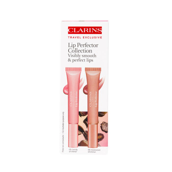 Clarins LS Set : Lip Gloss N° 05 Candy Shimme.12ml + Lip Gloss N° 06 Rosewood Shimm. 12ml
