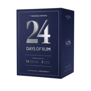 24 Days of Rum 2023 24 x 20 ml 43,7% + 2 Glasses - 1