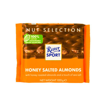 Ritter Honey Salt Almonds 100g