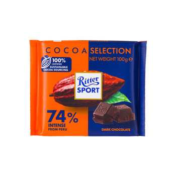 Ritter Cocoa 74% Peru 100g - 1