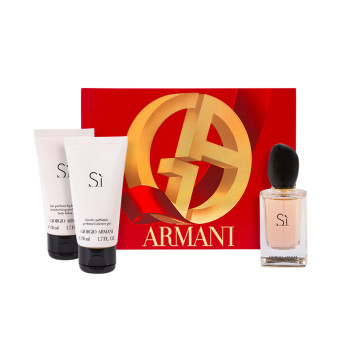 G.Armani SI Set : EdP 50ml +SG 50ml +BL 50ml