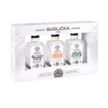 Sudlička-Spirituosen 47,7% 3 x 0,2 l