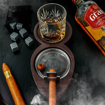 MIKAMAX Whisky & Cigar Tray - 2