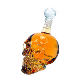 MIKAMAX Glass Skull Bottle 1000ml - 2