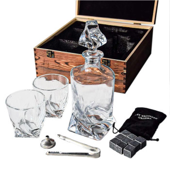 MIKAMAX Twisted Decanter Set - 3