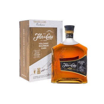 Flor de Cana Bourbon 1L 40%  Geschenkbox