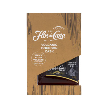 Flor de Cana Bourbon 1L 40%  Geschenkbox - 2