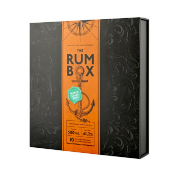 The Rum Box Turquoise Edition 10 x 50 ml 41,2%