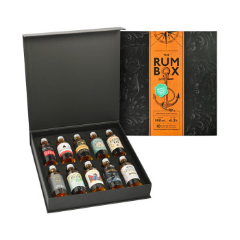 The Rum Box Turquoise Edition 10 x 50ml 41,2% - 3