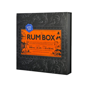 The Rum Box Blue Edition 10 x 50ml 41,4% - 3