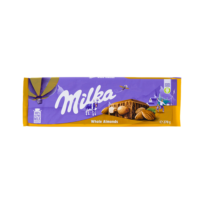 Milka Whole Almonds 270 g