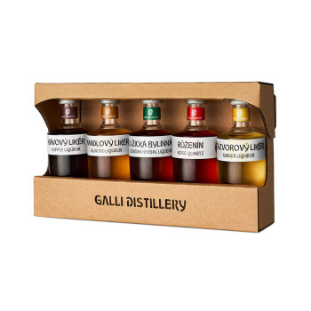 GALLI Likör-Degustations-Set 5 x 50 ml