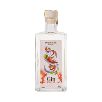 Svachovka Gin  Set : Pink+Chili+Levandule 3 x 0,2l 44,33% - 2