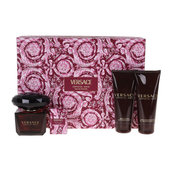 Versace Crystal Noir Set: EdP 90 ml +BL 100 ml + Bath and Shower Gel 100 ml + EdP 5 ml - 1