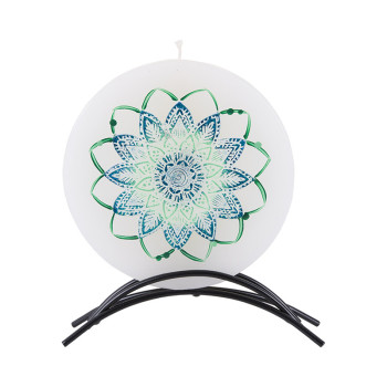 BELLECANDLES Mandala grün - 2