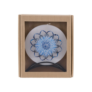 BELLECANDLES Mandala Blau
