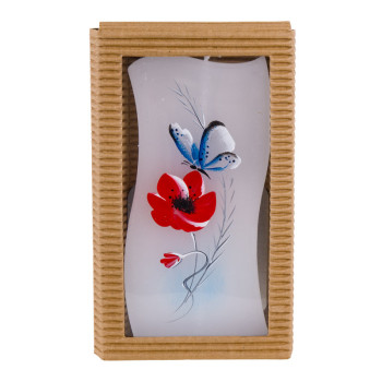 BELLECANDLES Mohnblume Schmetterling