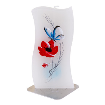 BELLECANDLES Mohnblume Schmetterling - 2
