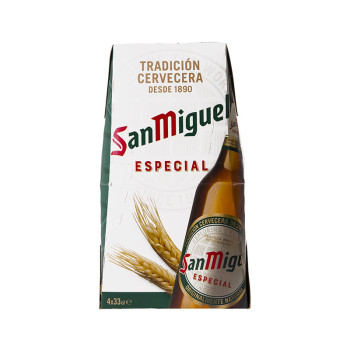 San Miguel Especial 4 x 330ml Bottle 5,4% - 2