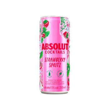 Absolut Strawberry Spritz  5% 0,25 l Dose