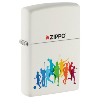 Zippo Summer Games 214 White Matte - 1
