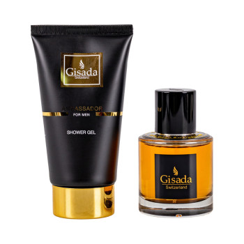 Gisada Prestige Set : Ambassador Men EdP 50ml + Ambassador Men SG 100ml - 4