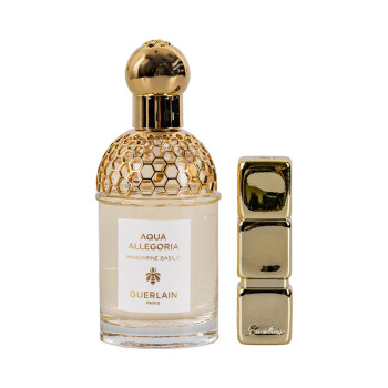 Guerlain Set: Mandarine Basilic Aqua Allegoria EdT 75 ml + Kiss Kiss Bee Glow N° 3 09 - 3