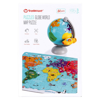 Holz Puzzle Globus - 2