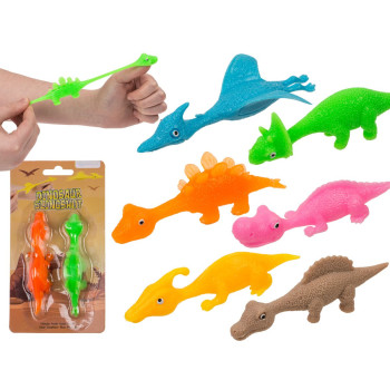 Schleuder Dinosaurier 2-er Set sort - 1