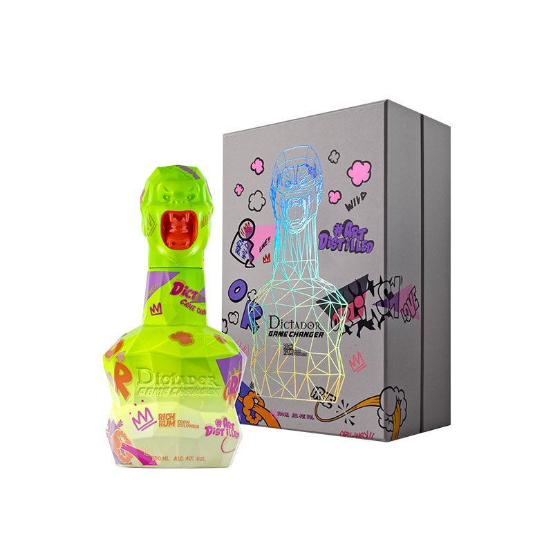 Dictador Game Changer Neon Yellow 40% 0,7 l Geschenkbox