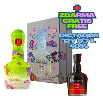 Dictador Game Changer Neon Yellow 40% 0,7 l Geschenkbox - 1