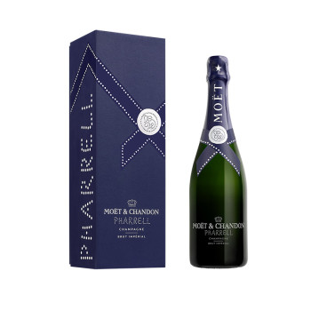 Moët & Chandon Brut Imperial Pharrell Williams blue 12,5% 0,75 l Geschenkbox - 1