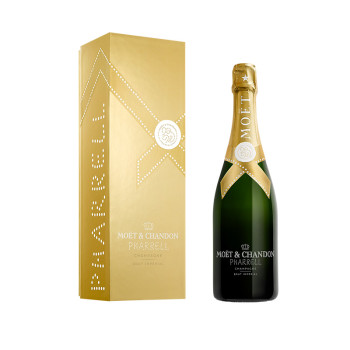 Moët & Chandon Brut Imperial Pharrell Williams gold 12,5% 0,75 l Geschenkbox