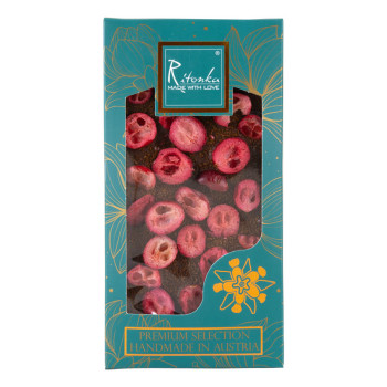 Ritonka PREMIUM Milchschokolade Kaffee, Preiselbeeren 95g