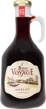 BON VOYAGE Merlot Red Medium Sweet 1L