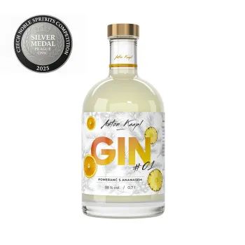 Anton Kaapl GIN #1 Orange mit Ananas 38% 0,7 l