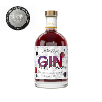 Anton Kaapl GIN likér #2 Beeren auf Maulbeerholz 35% 0,7 l