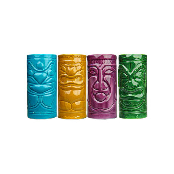 MIKAMAX Tiki Mug Set - 3