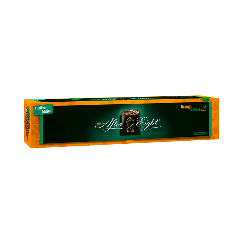 After Eight dunkle Schokolade mit Pfefferminzfüllung und Orangengeschmack 400 g