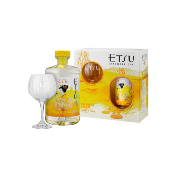 Etsu Double Yuzu Japanese Gin 43% 0,7 l + Glas